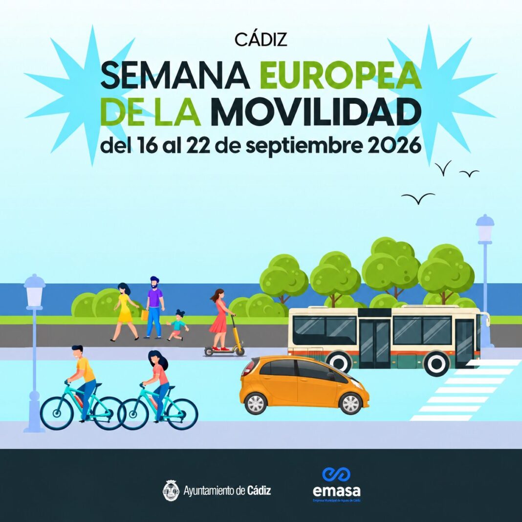 Cádiz celebra del 16 al 22 de septiembre la Semana Europea de la Movilidad con autobús urbano gratuito el día 18